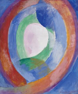 Robert Delaunay: Circular Shapes, Moon no. 1